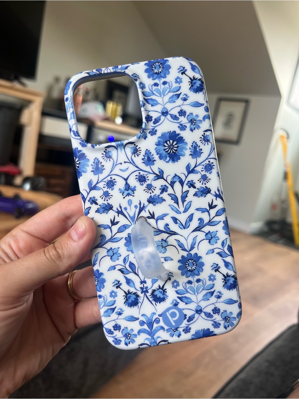 Loopy IPhone Pro Max Case - Blue Floral